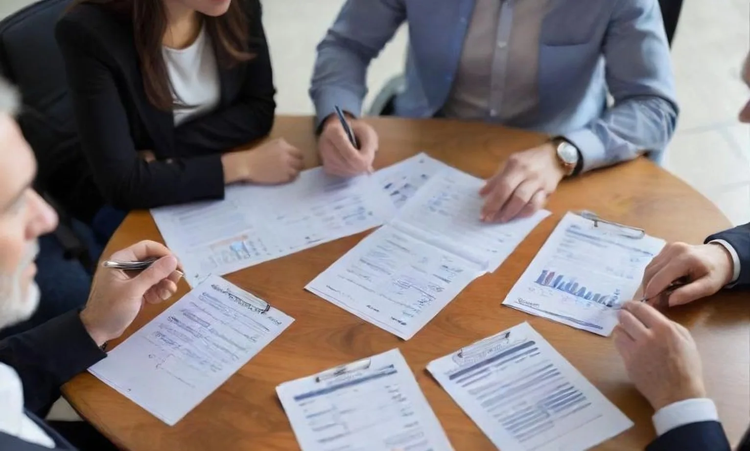 Financial independence planning meeting